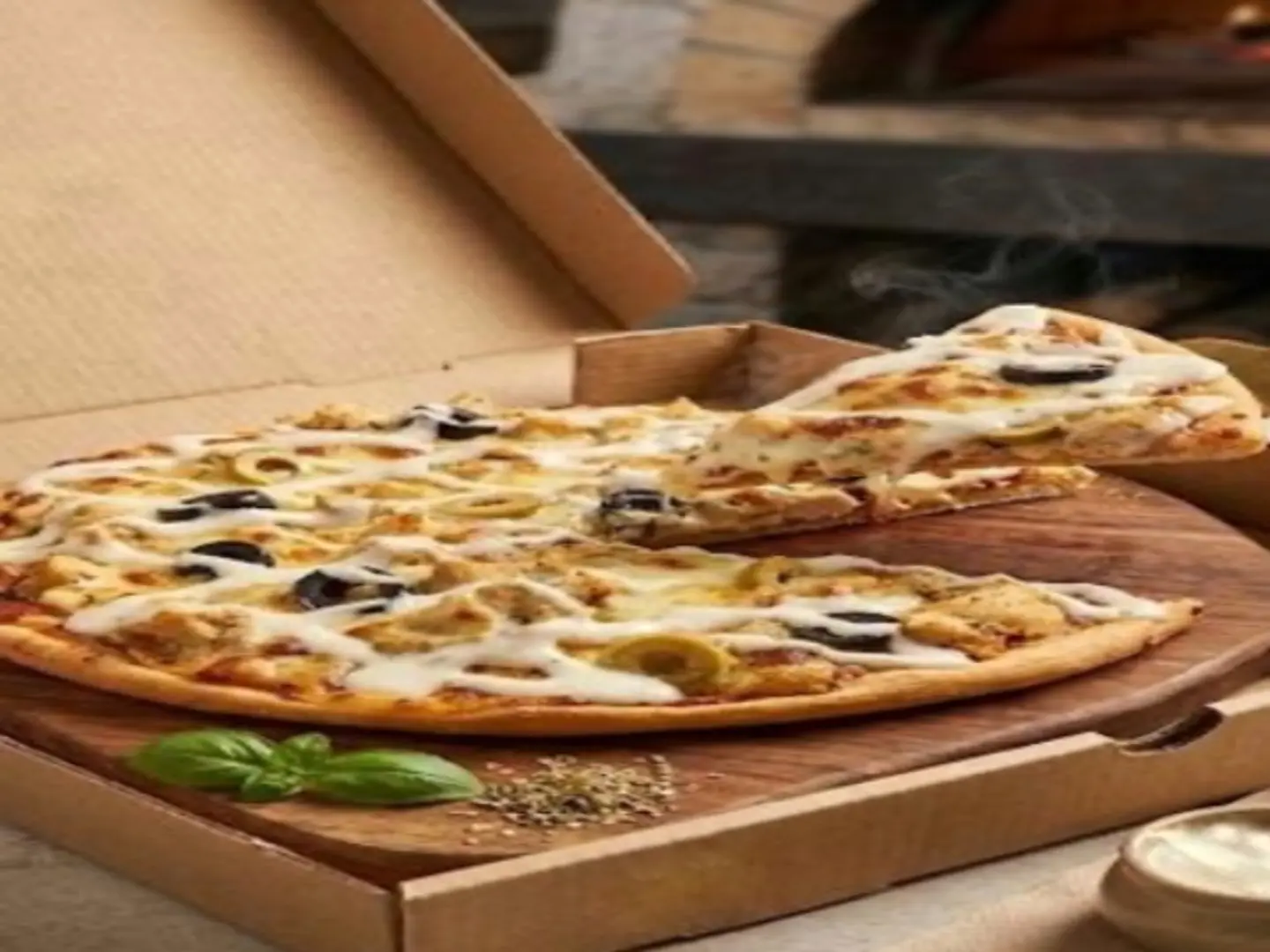 بيتزا دجاج رانش كيتو-كبير