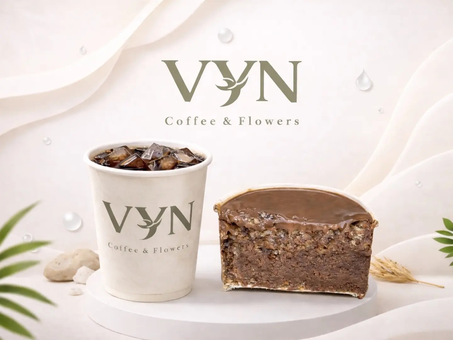 قهوة وبودينق ڤين