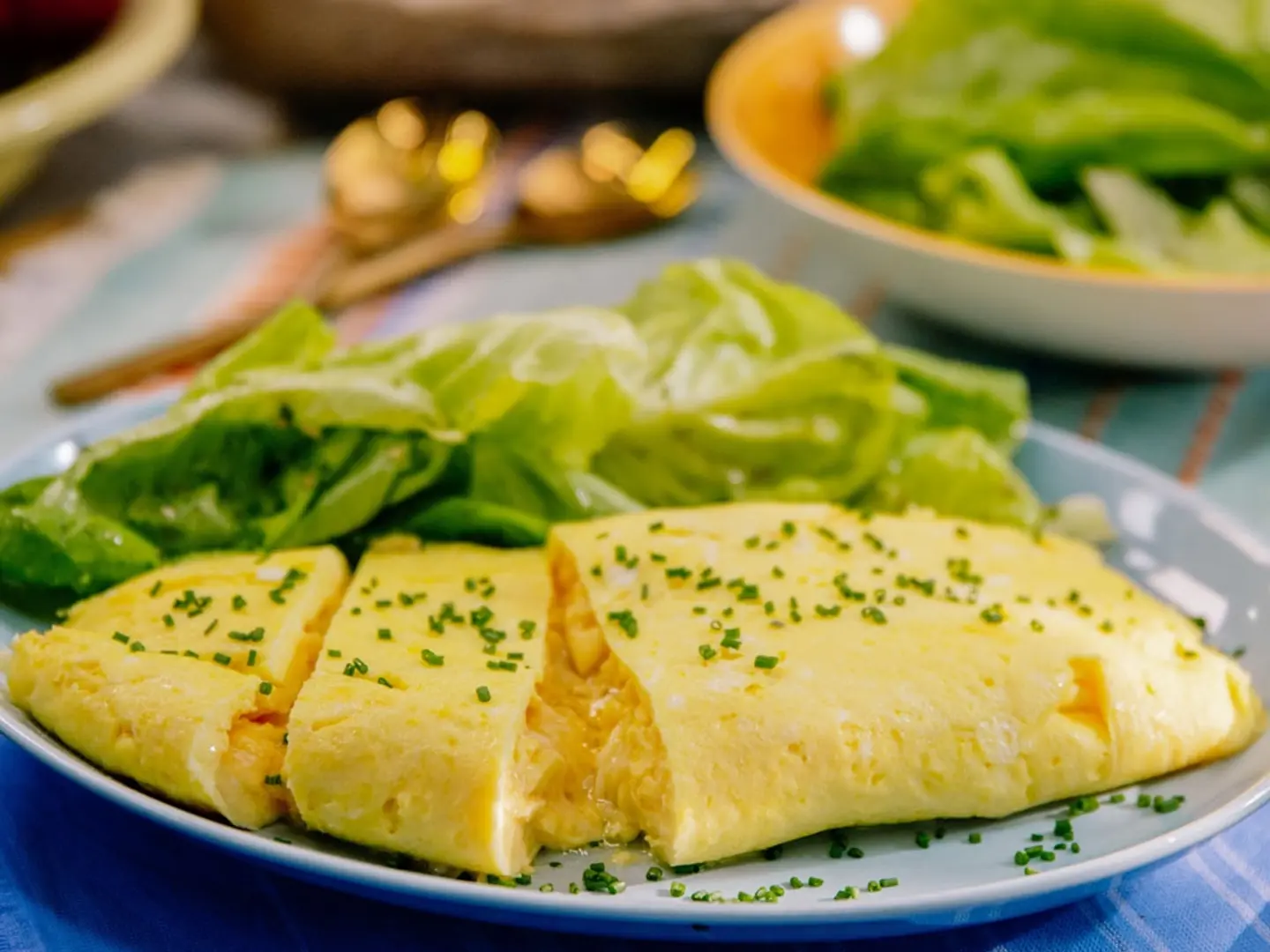 Omelette With Mix Salad