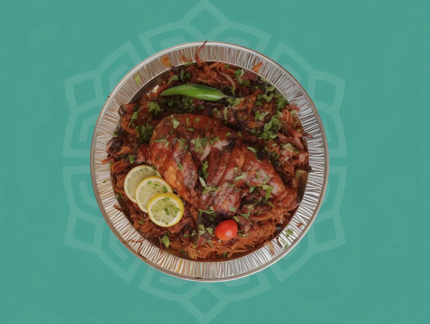كبسة نصف دجاج حساوي