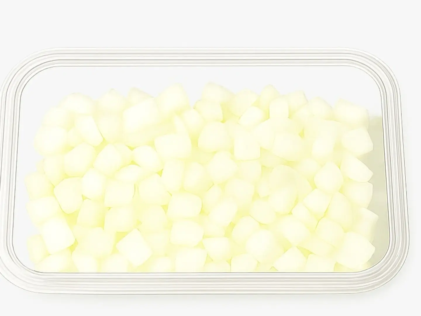 Fresh White Onion Carefully