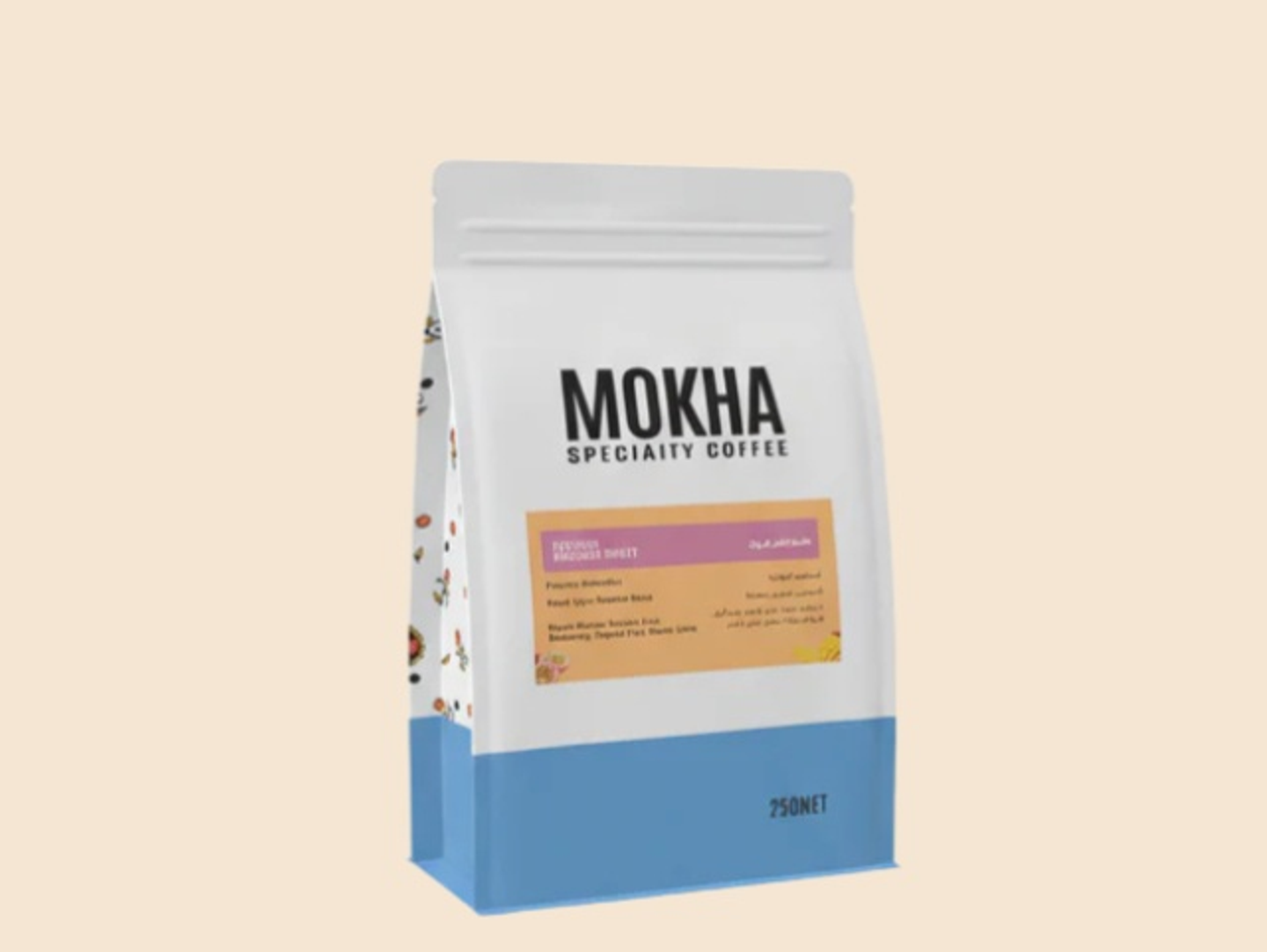 Mocha Specialty Coffee With Passion Fruit Flavors 250 Gm