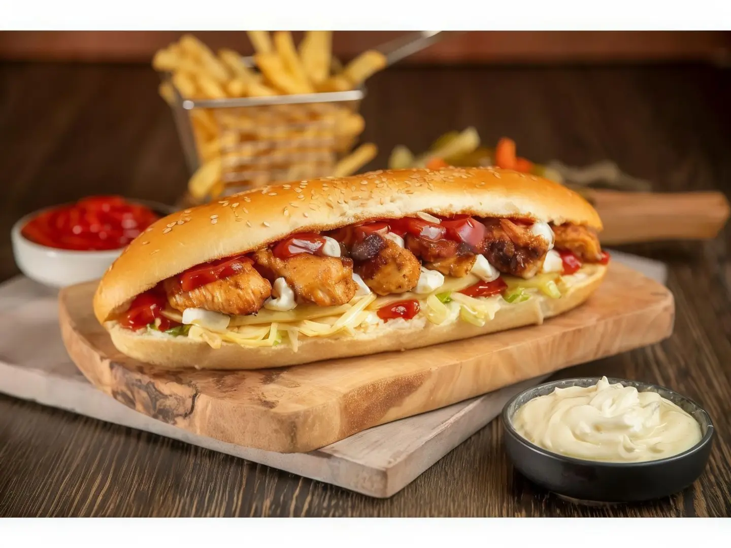 Chicken Strips Sandwich