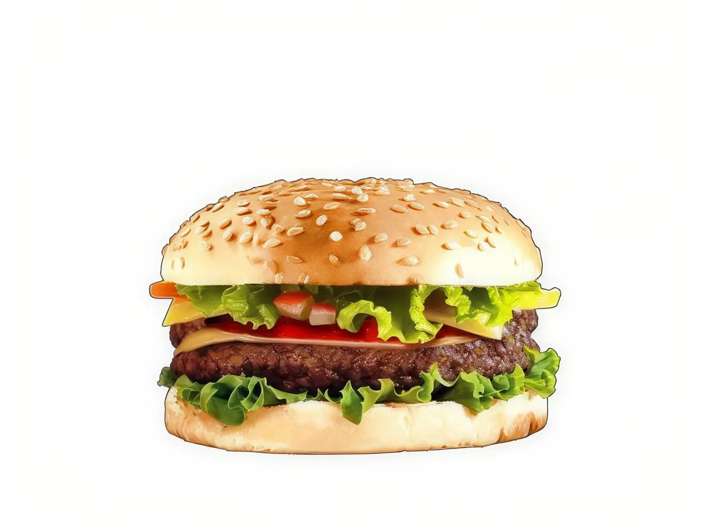 برجر لحم سنقل - بدون وجبة