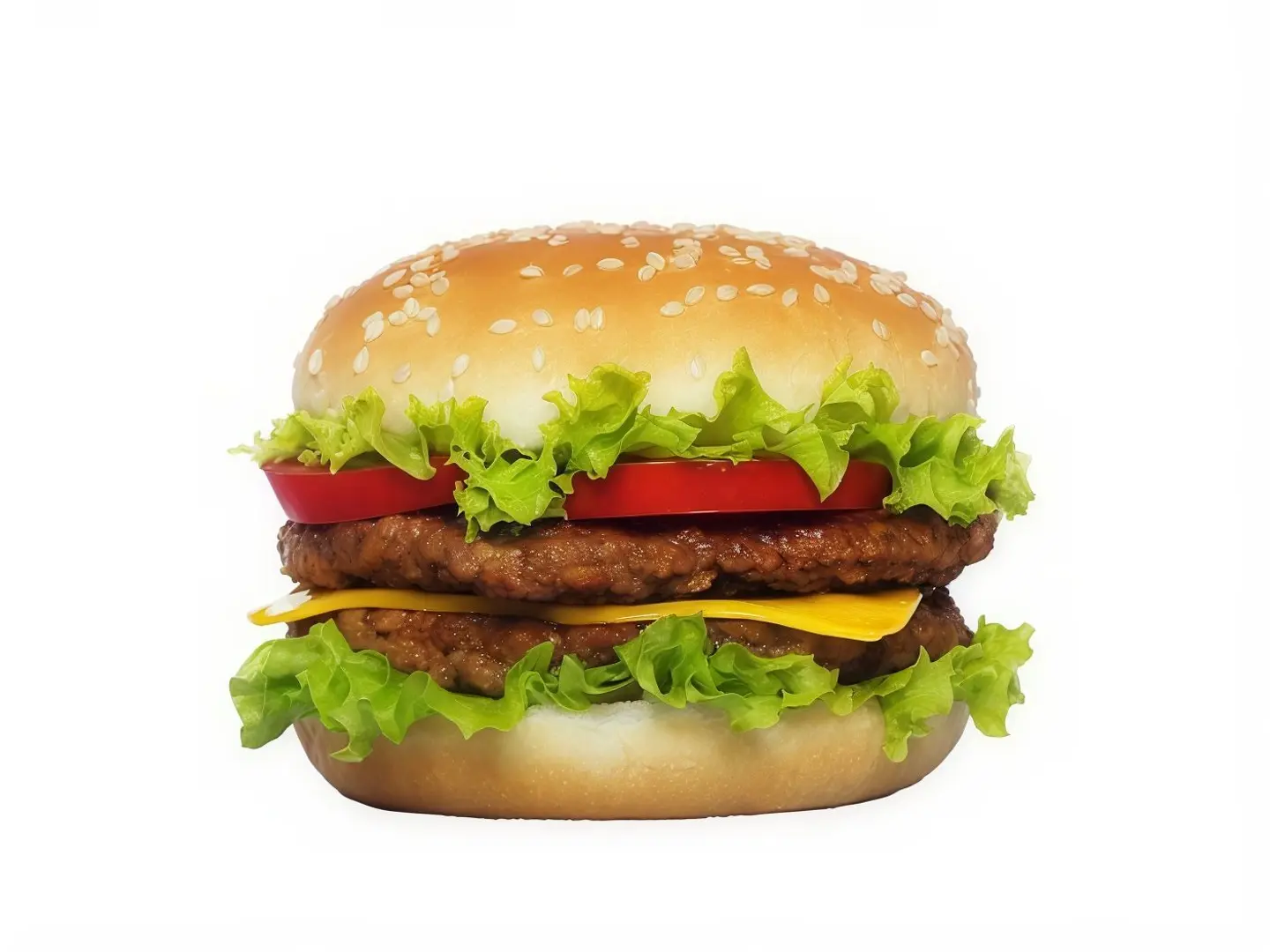 دبل برجر لحم - بدون وجبة