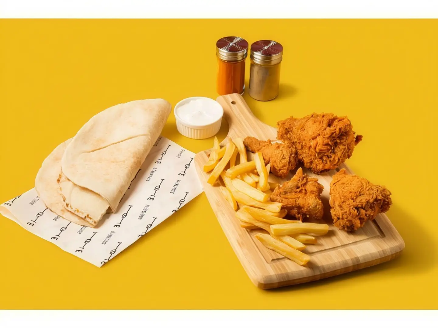 بروستد عادي 4 قطع