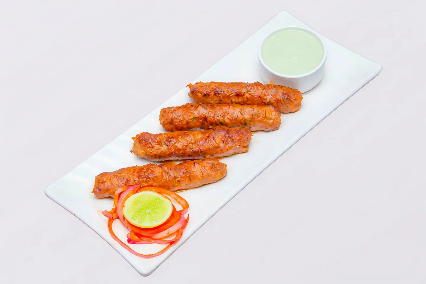 Gilafi Chicken Seekh Kebab