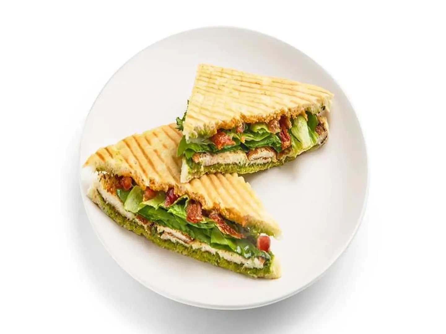 Grilled Halloumi Pesto Focaccia