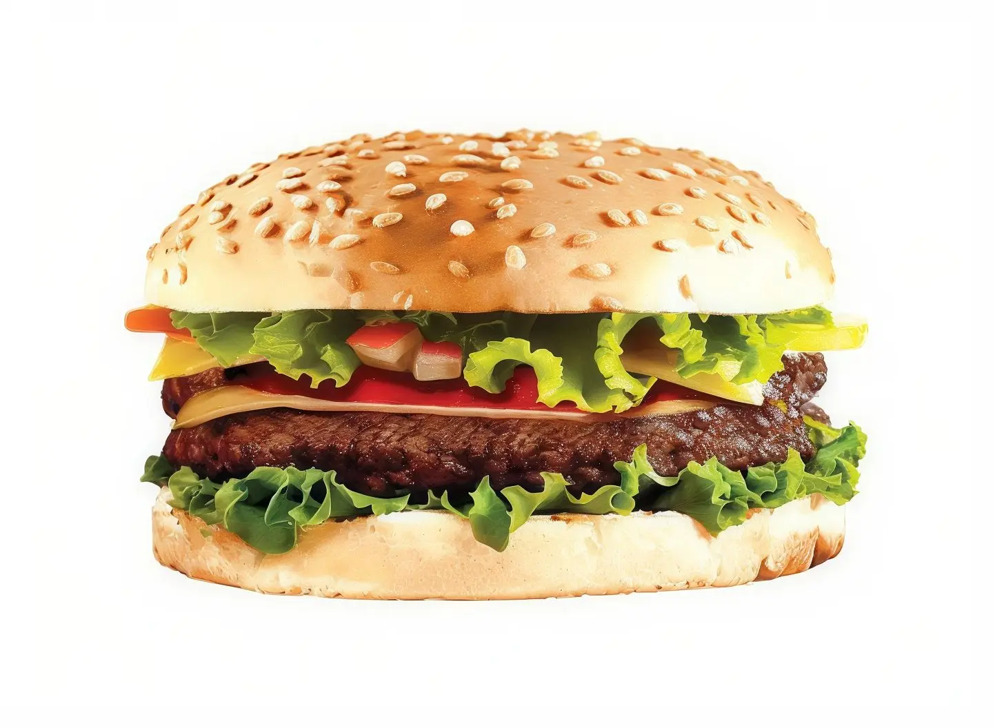 ساندويتش برجر لحم مشوي