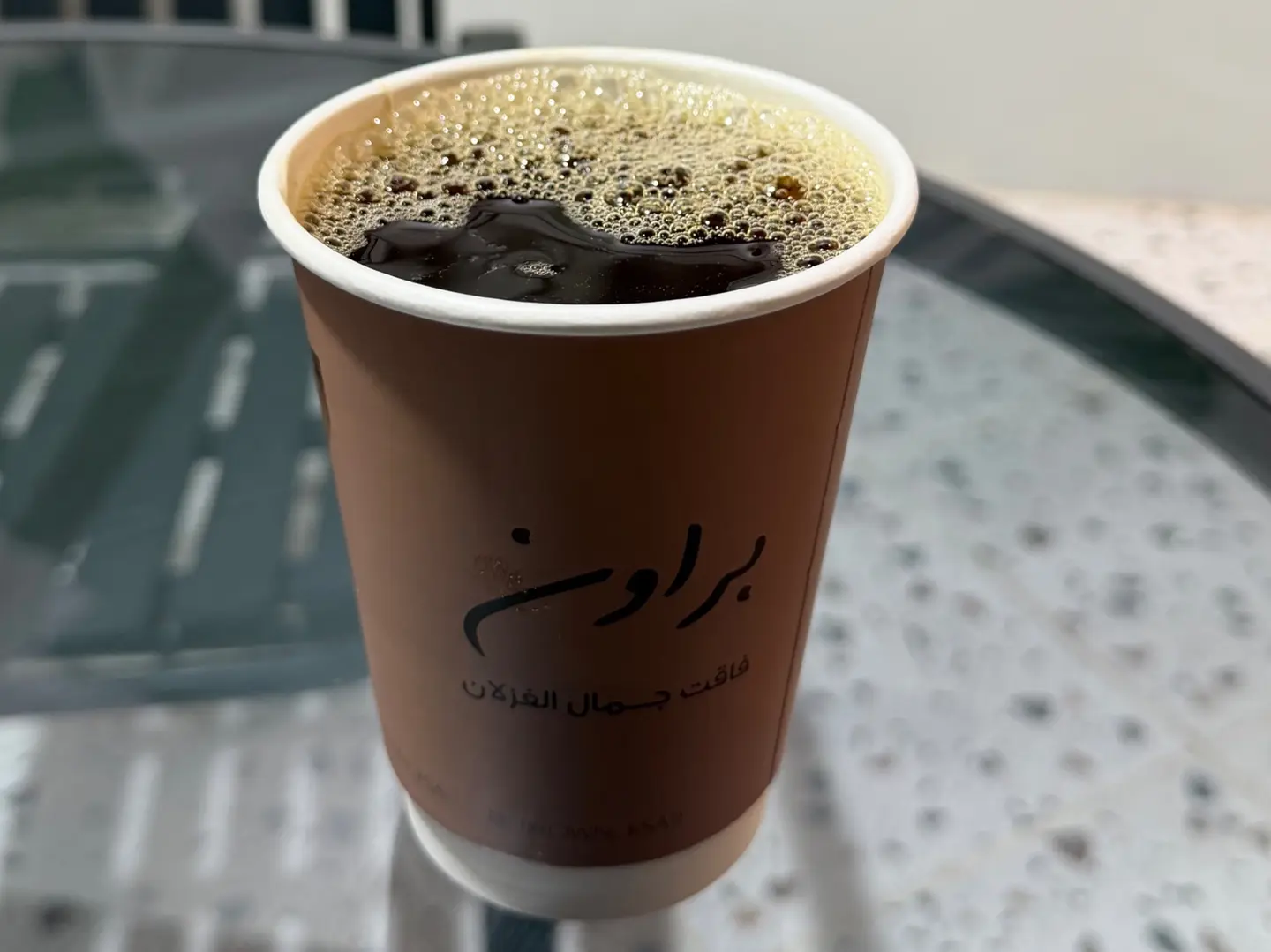 قهوة مقطرة بارد