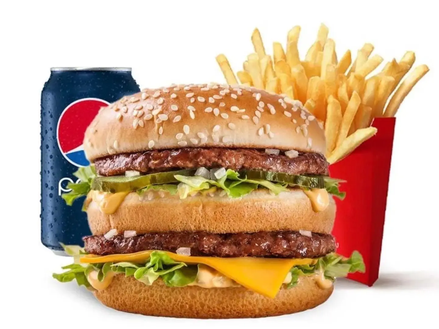 وجبة دبل لحم مع الجبنة