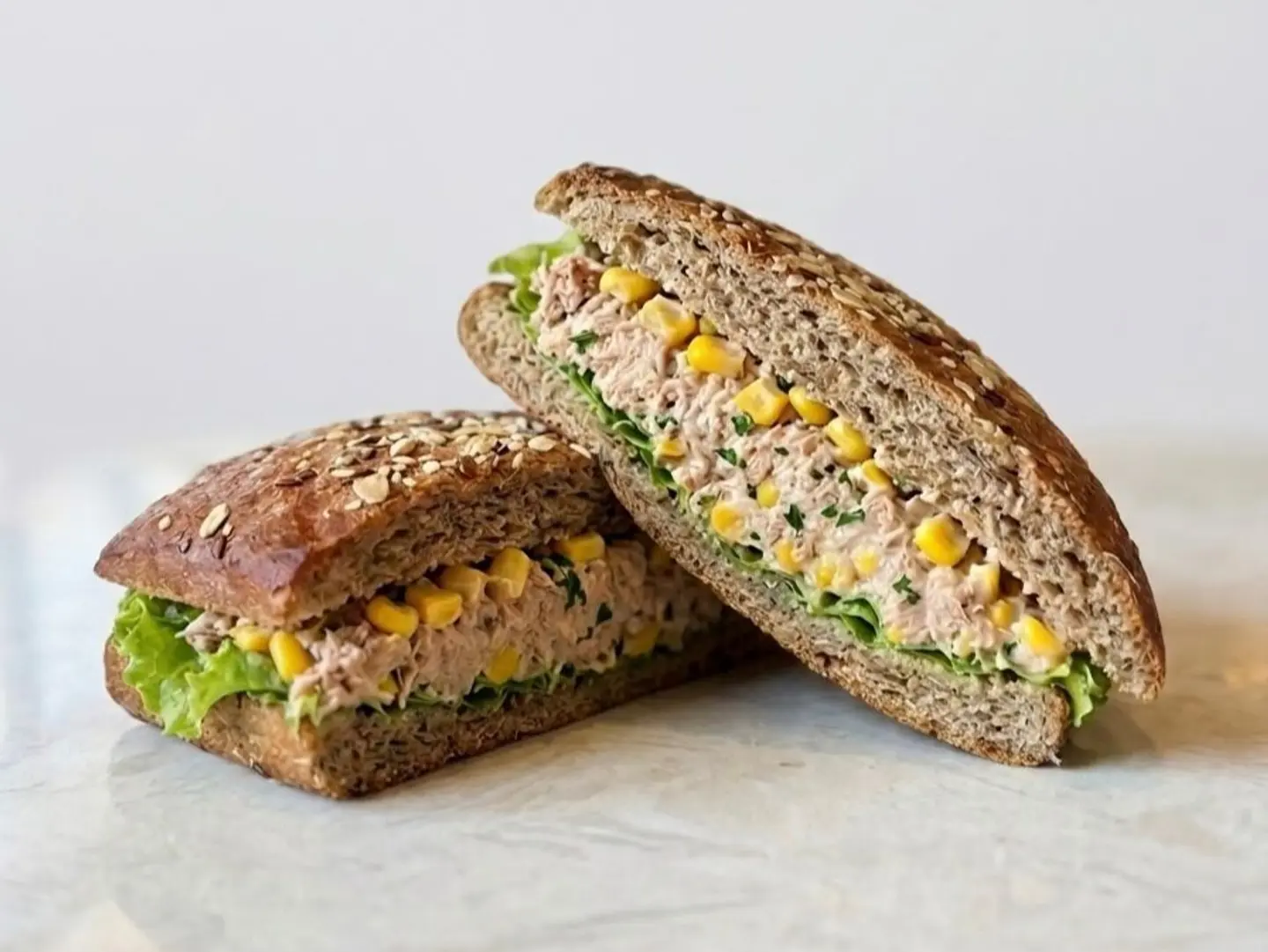 Brown Tuna Sandwich