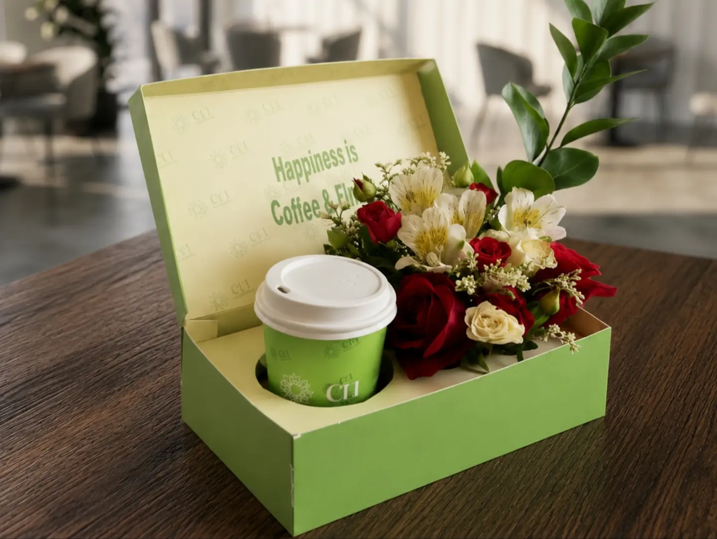Rose & Coffee Medium