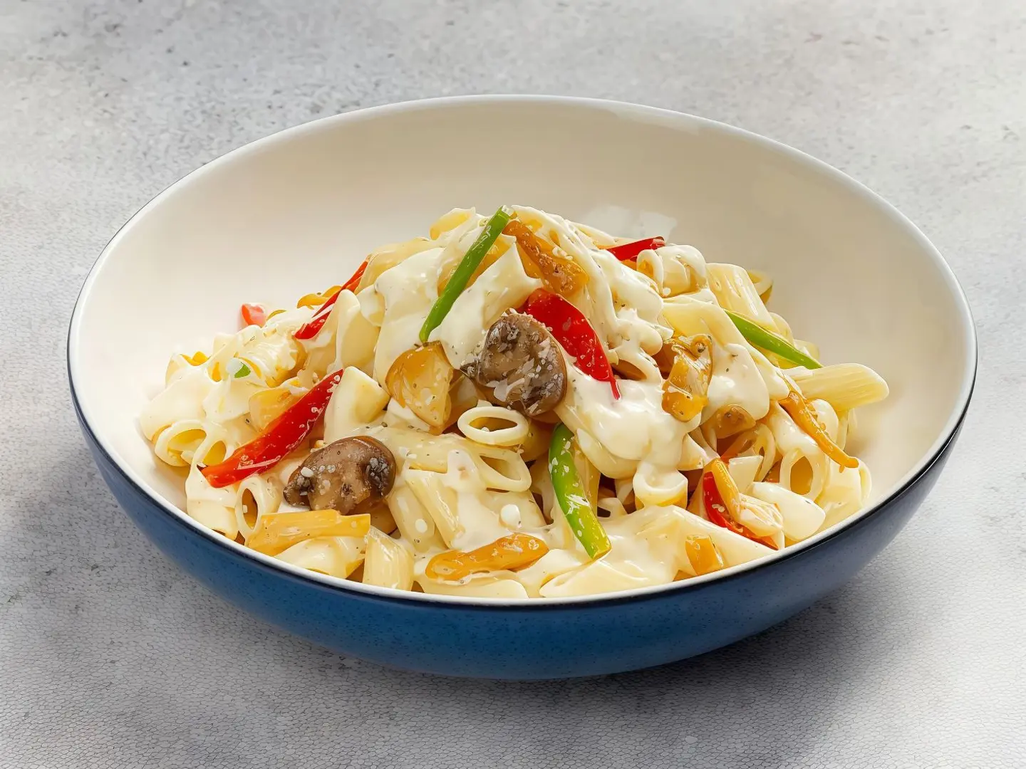 باستا بالجبنة الكريمية