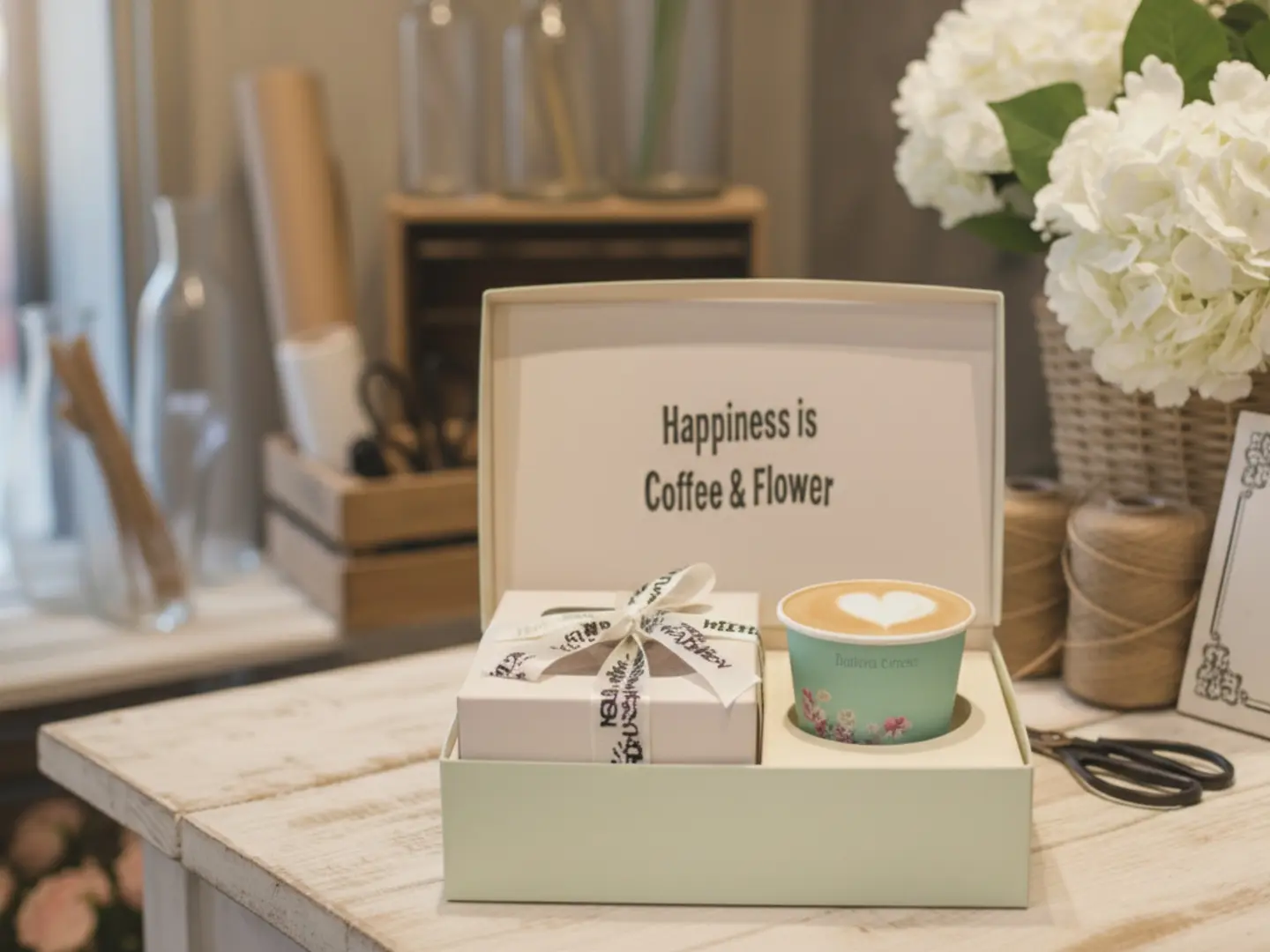 بوكس السعادة بالقهوة والشوكولاتة- الحجم الوسط