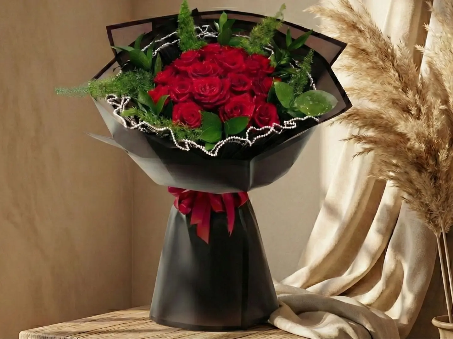 بوكيه جوري احمر