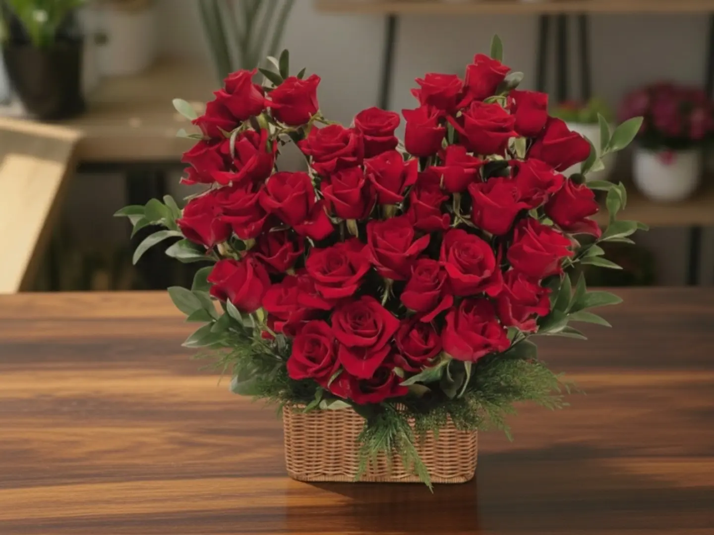 سلة قلب الجوري