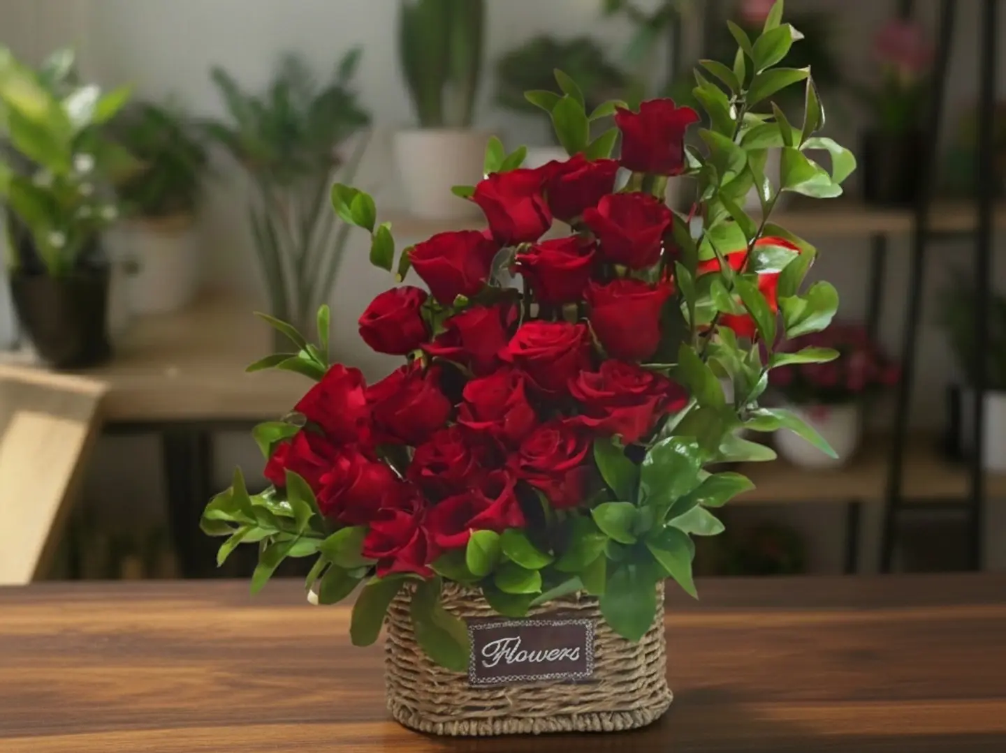 سلة السنة الجديدة الجوري