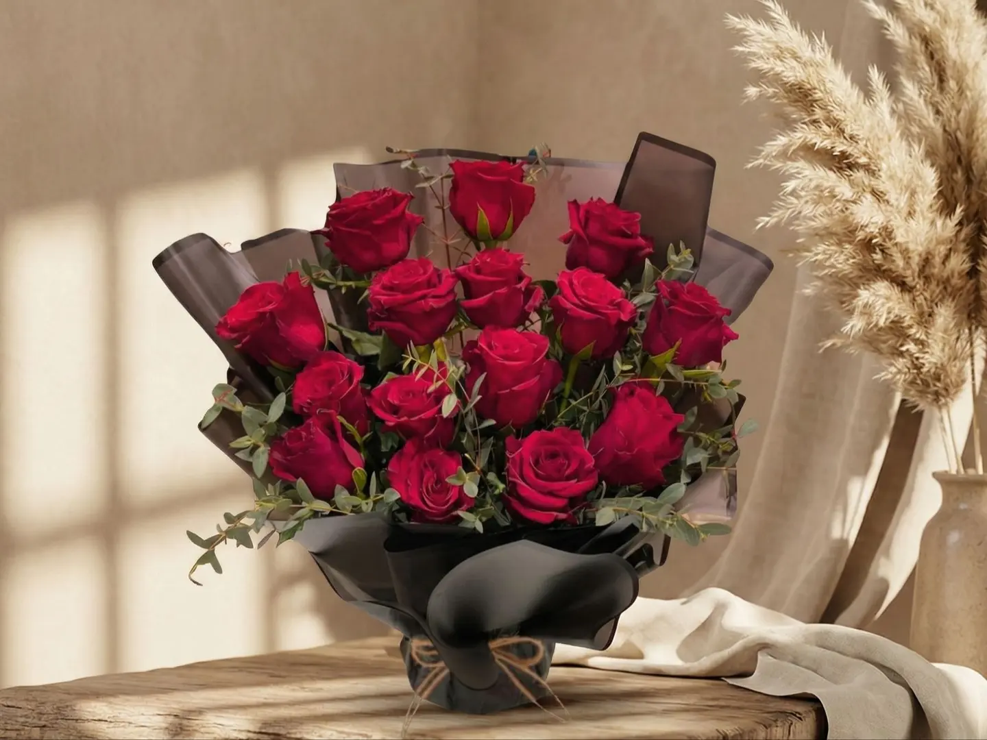 بوكيه يوم الحب المتوهج