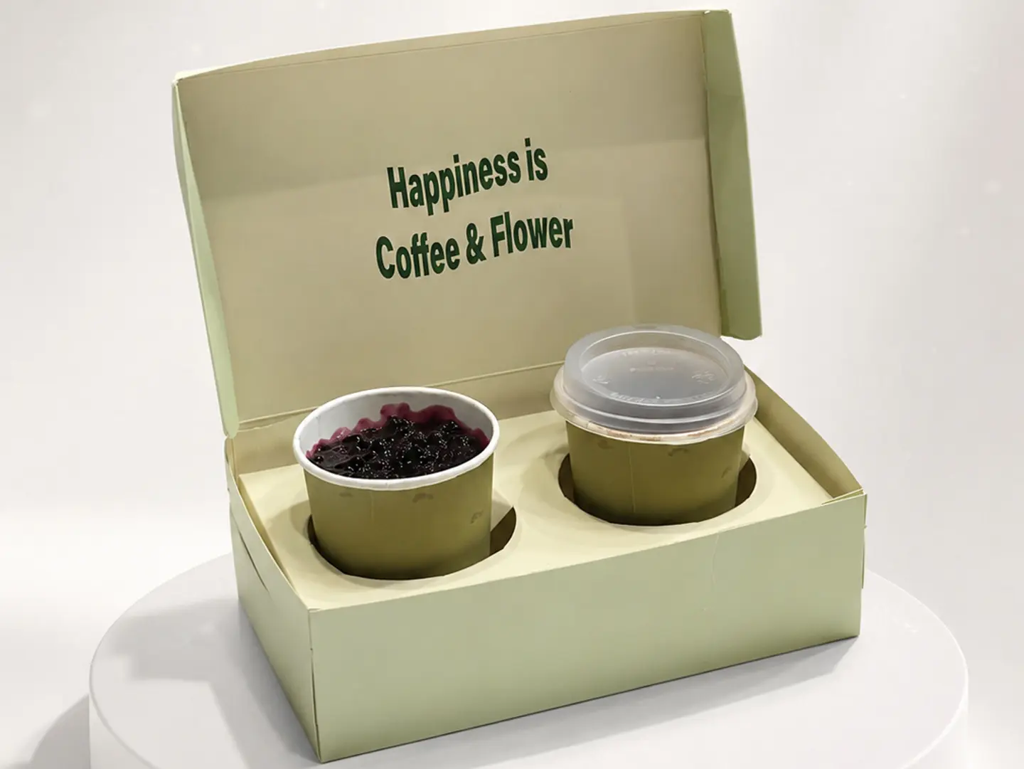 A Box Of Coffee And Sweets Medium Size