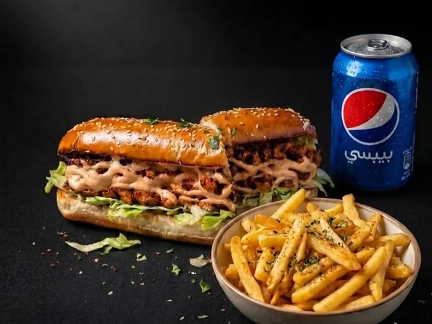 استيك دجاج وجبة