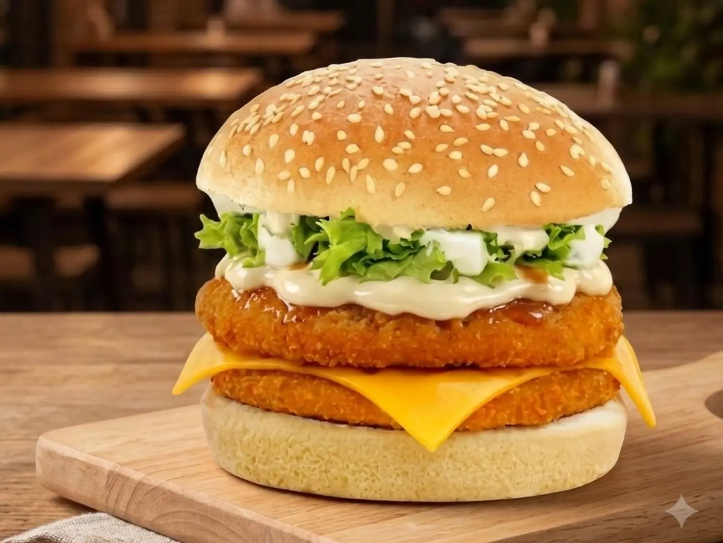 Double Burger Chicken