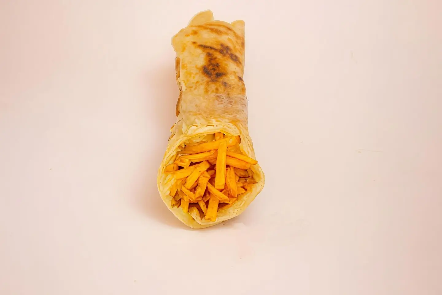 French Fries Sticks And Cheese Chapati