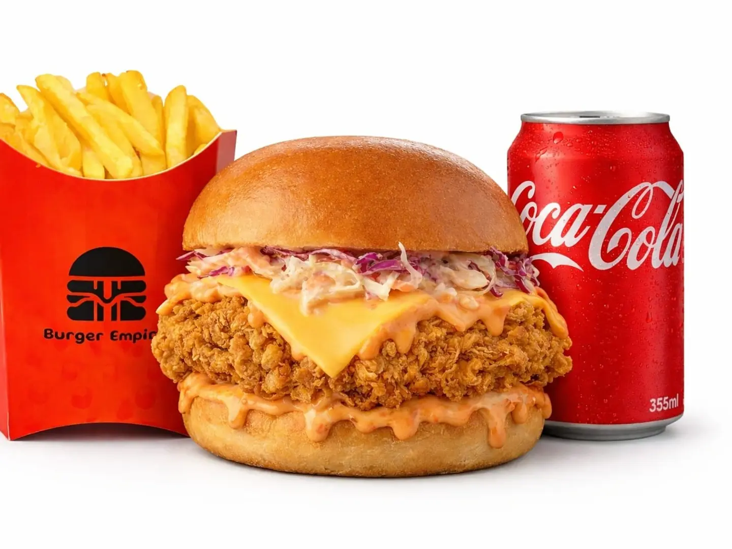 وجبة برجر دجاج إمباير