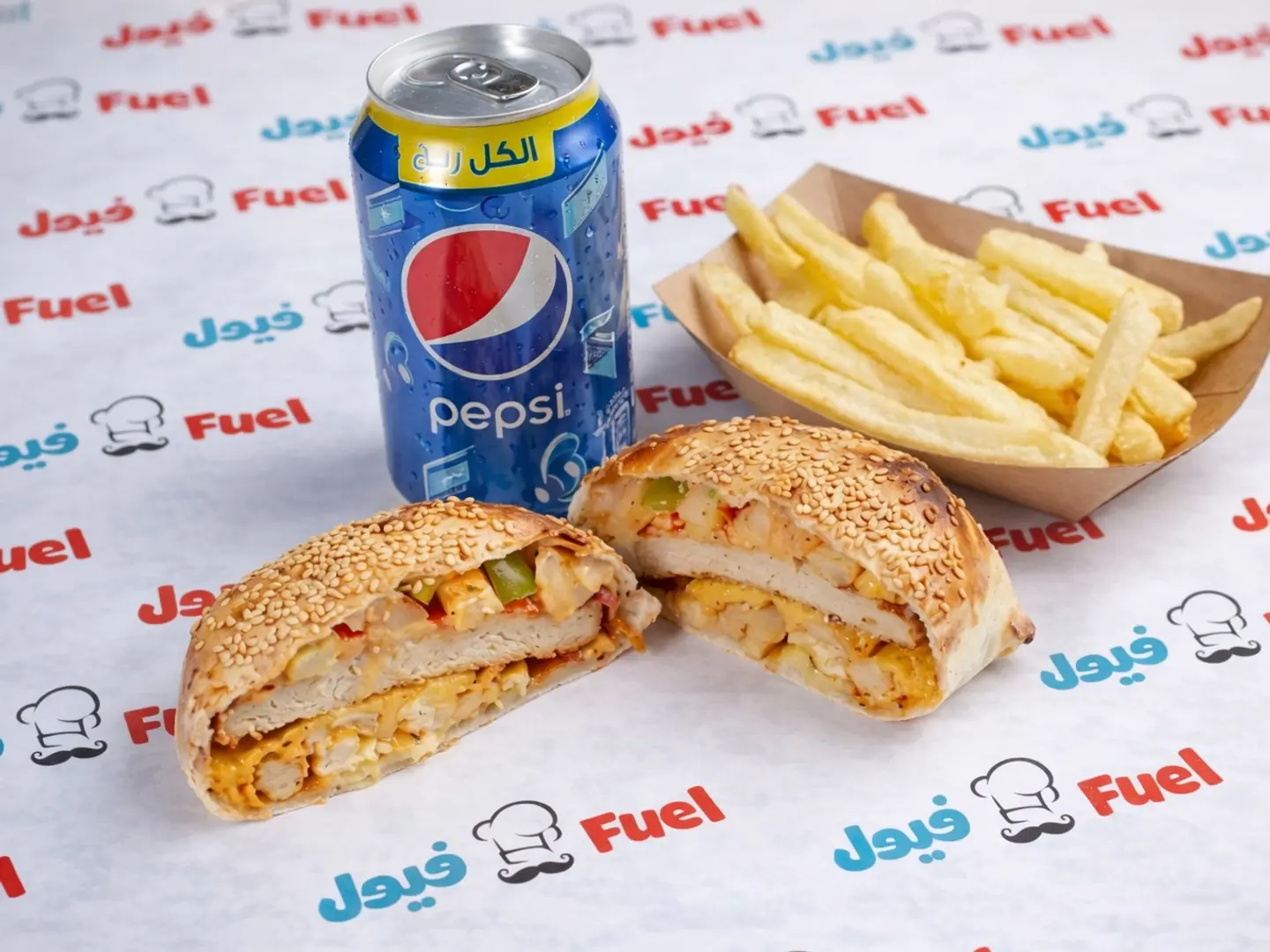 وجبة برجر فيول