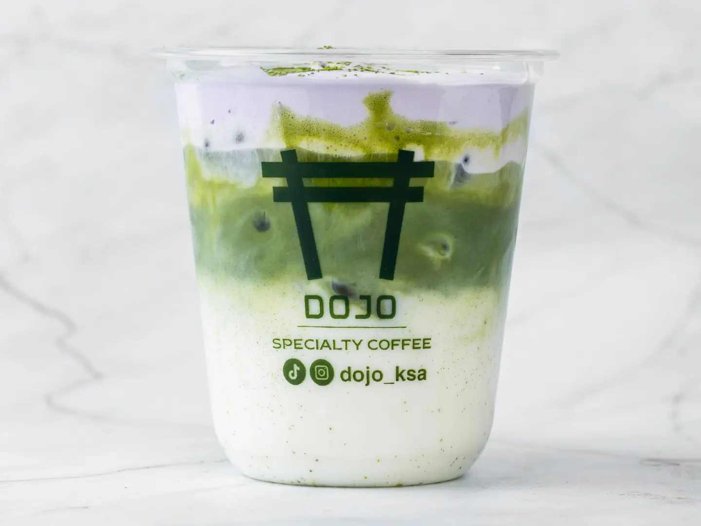 Iced Taro Matcha