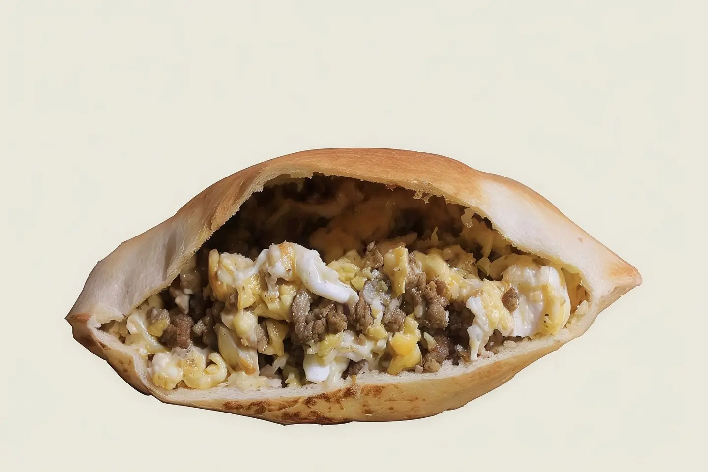 Eggs With Meat Sandwich