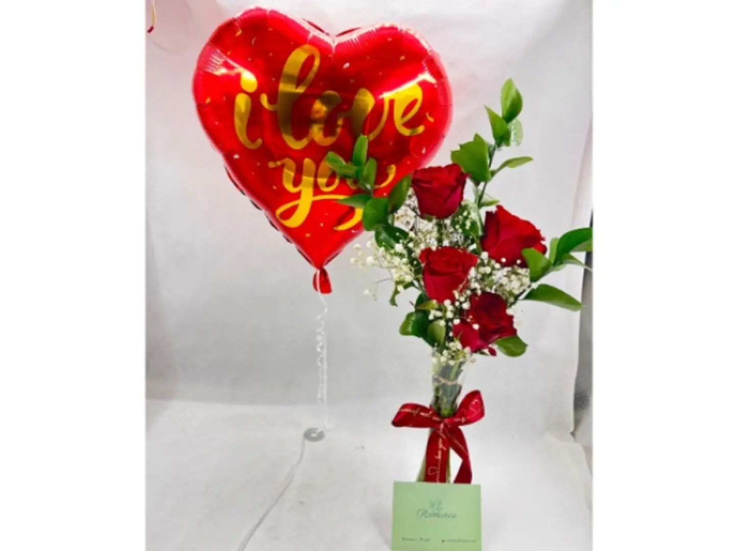 Valentine's Day Vase With Balloon