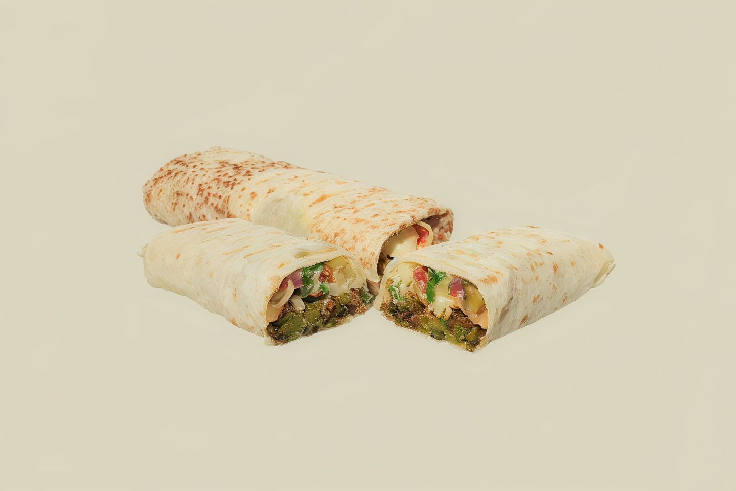 ساندوتش صاج نصفين