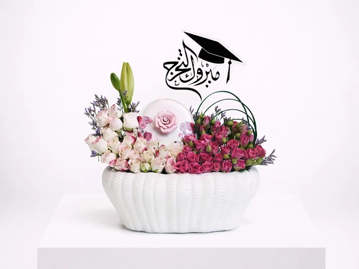 Flower Arrangement With A Gardener