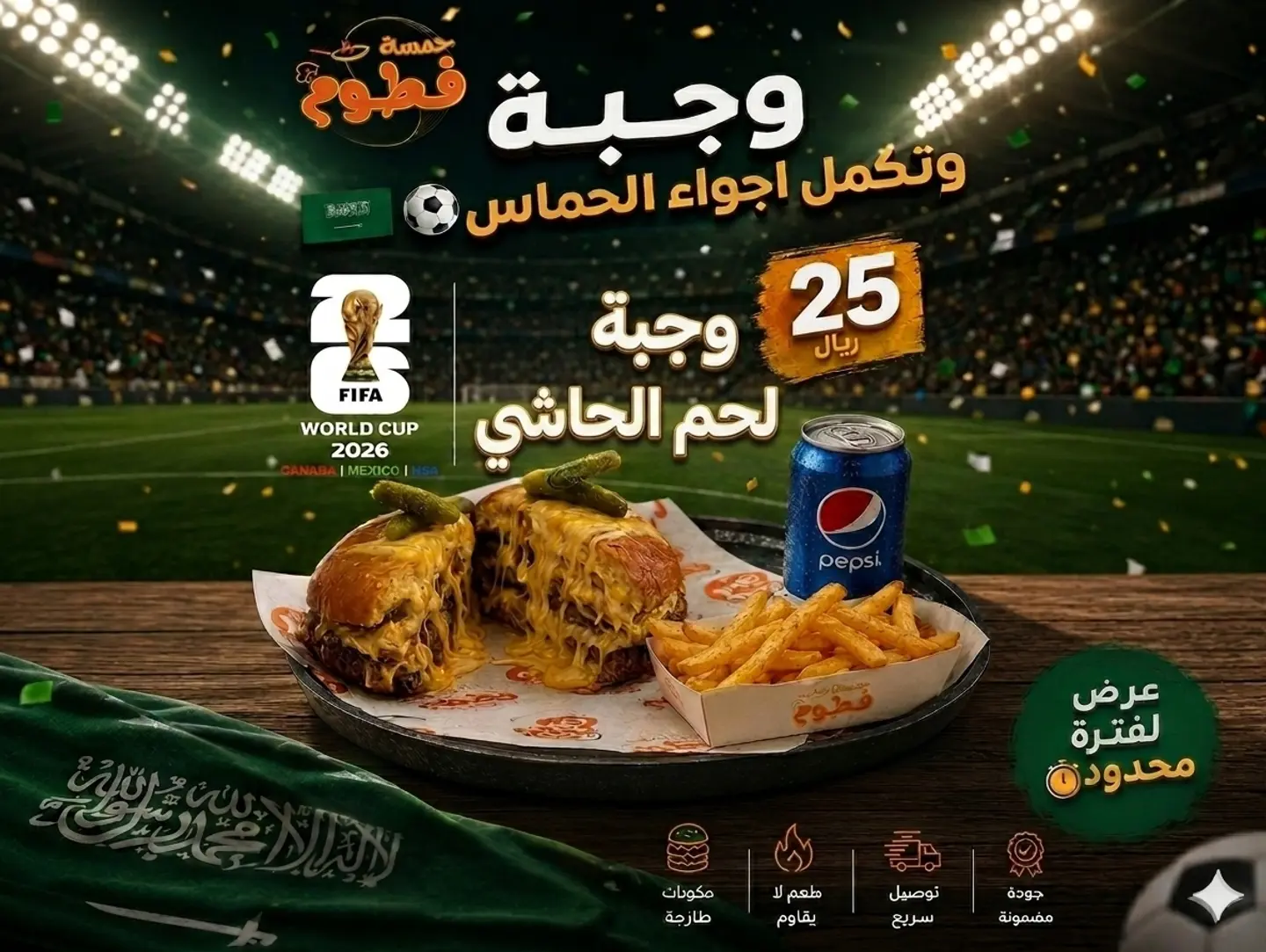 عرض وجبة اللحم