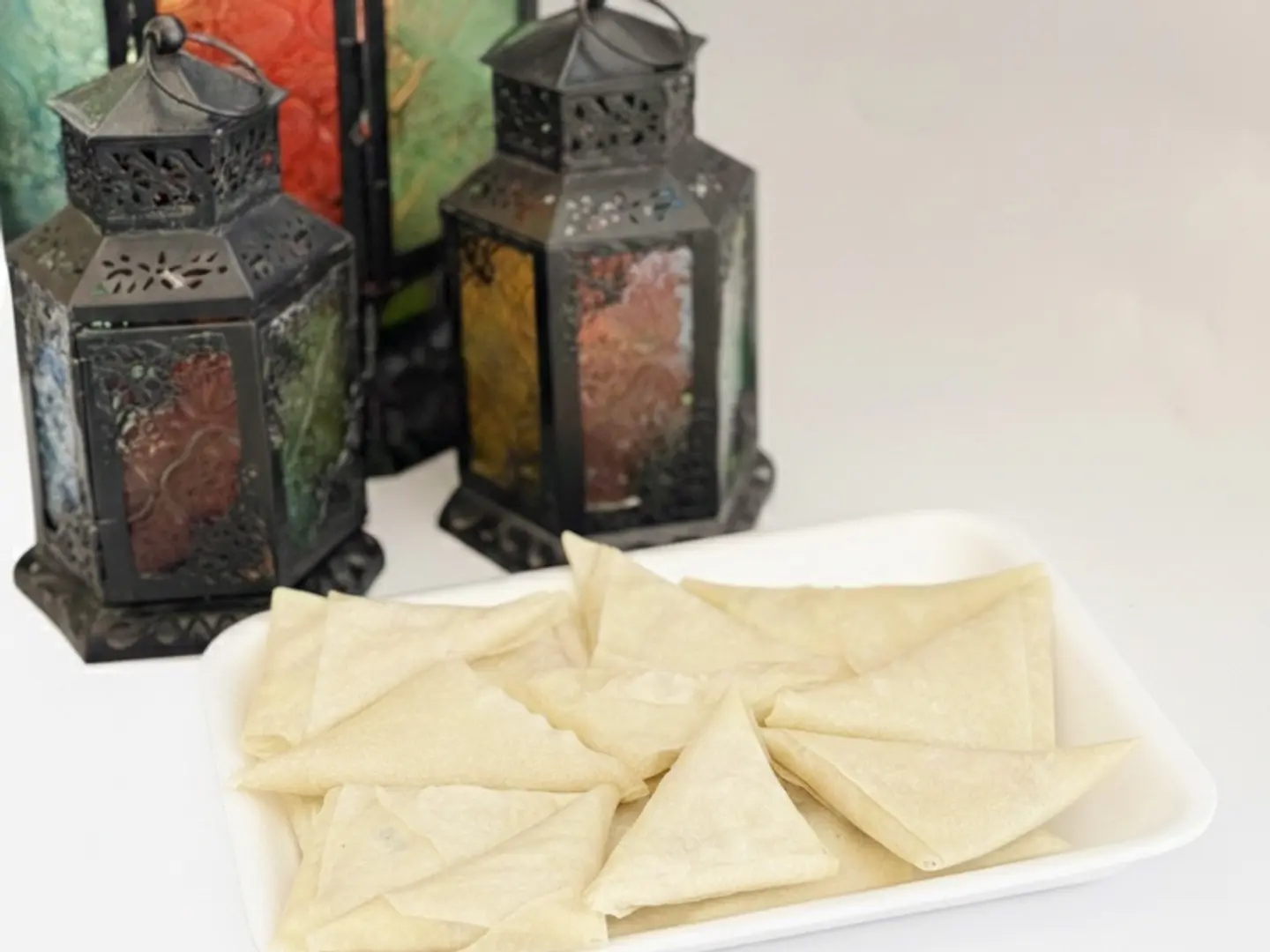 15قطعة مفرزنات سمبوسة مكس أجبان