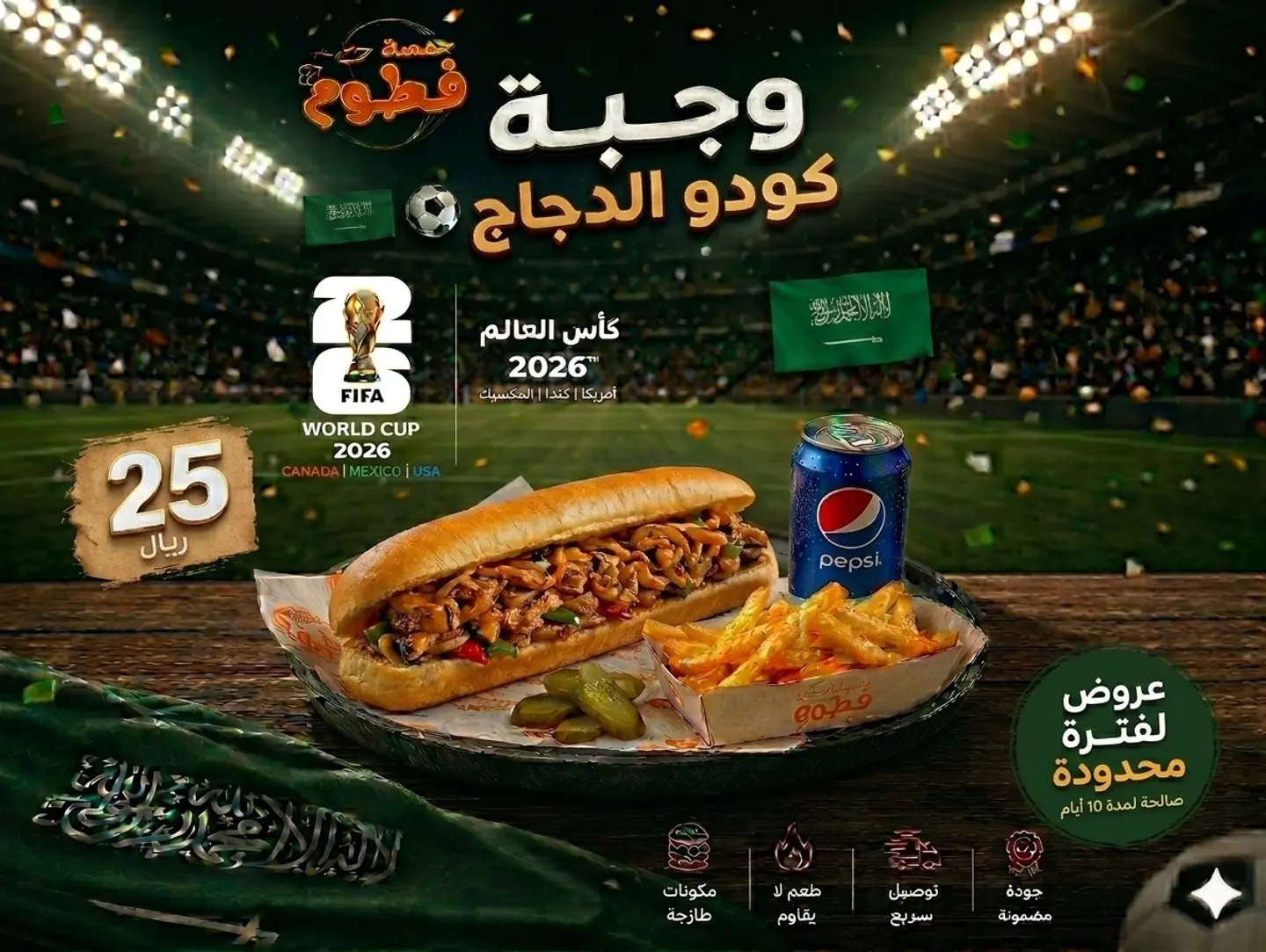 وجبة كودو الدجاج