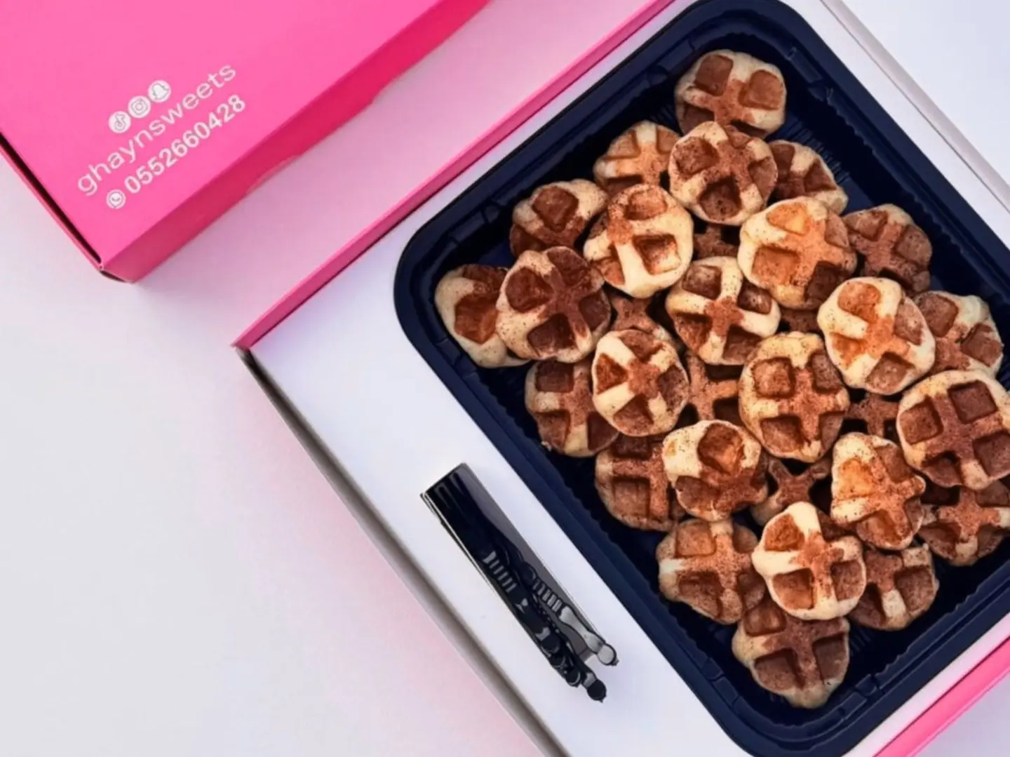 ميني وافل محشي جبن