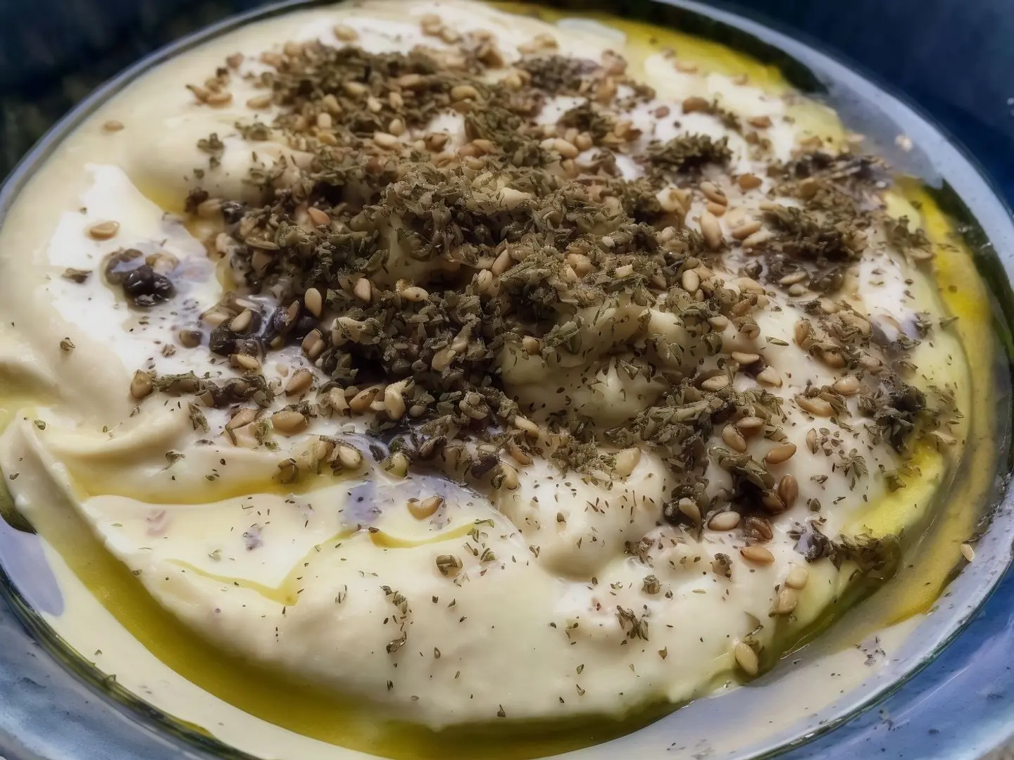 حمص بالزعتر