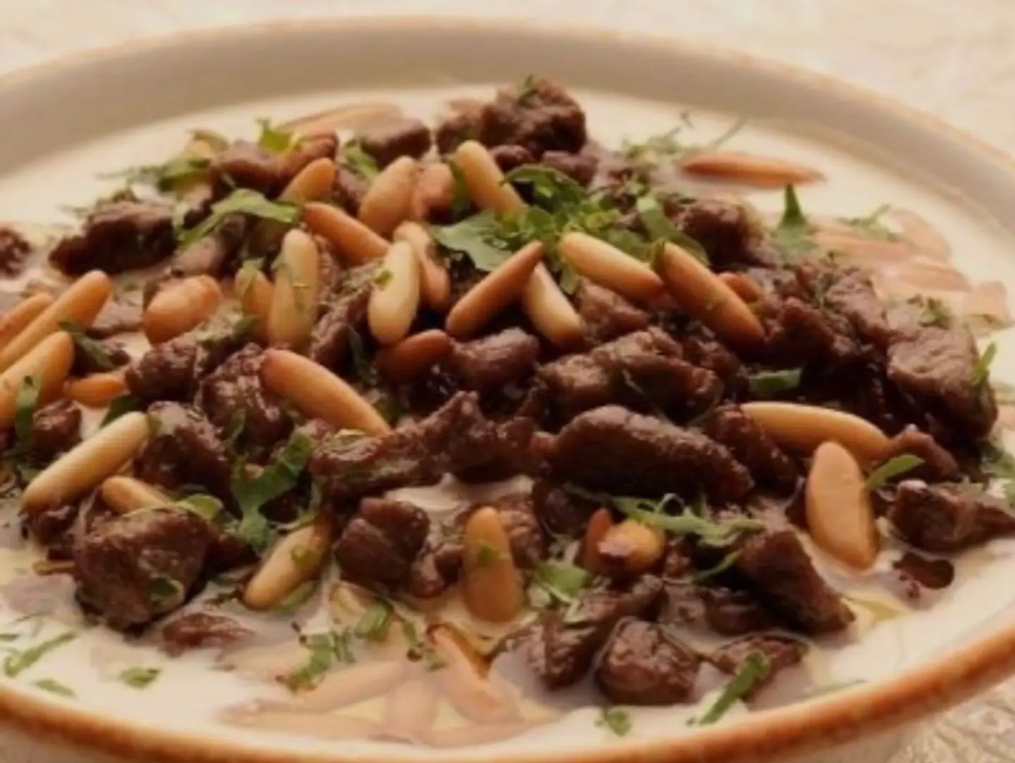 فته شاميه لحم