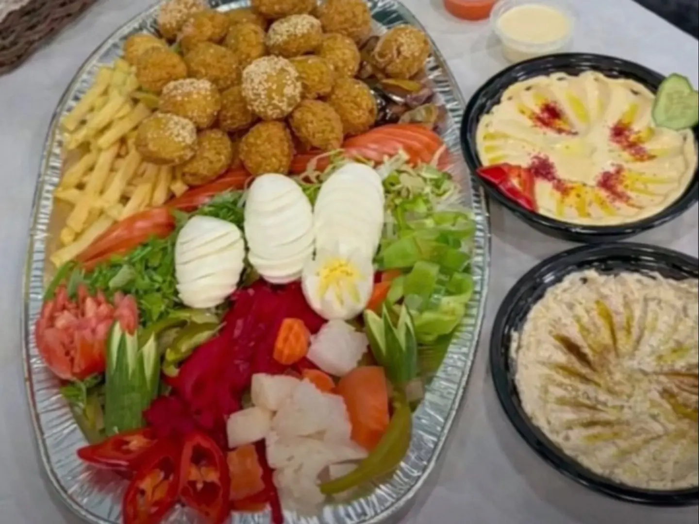 مشكل اطايب الفلافل كبير