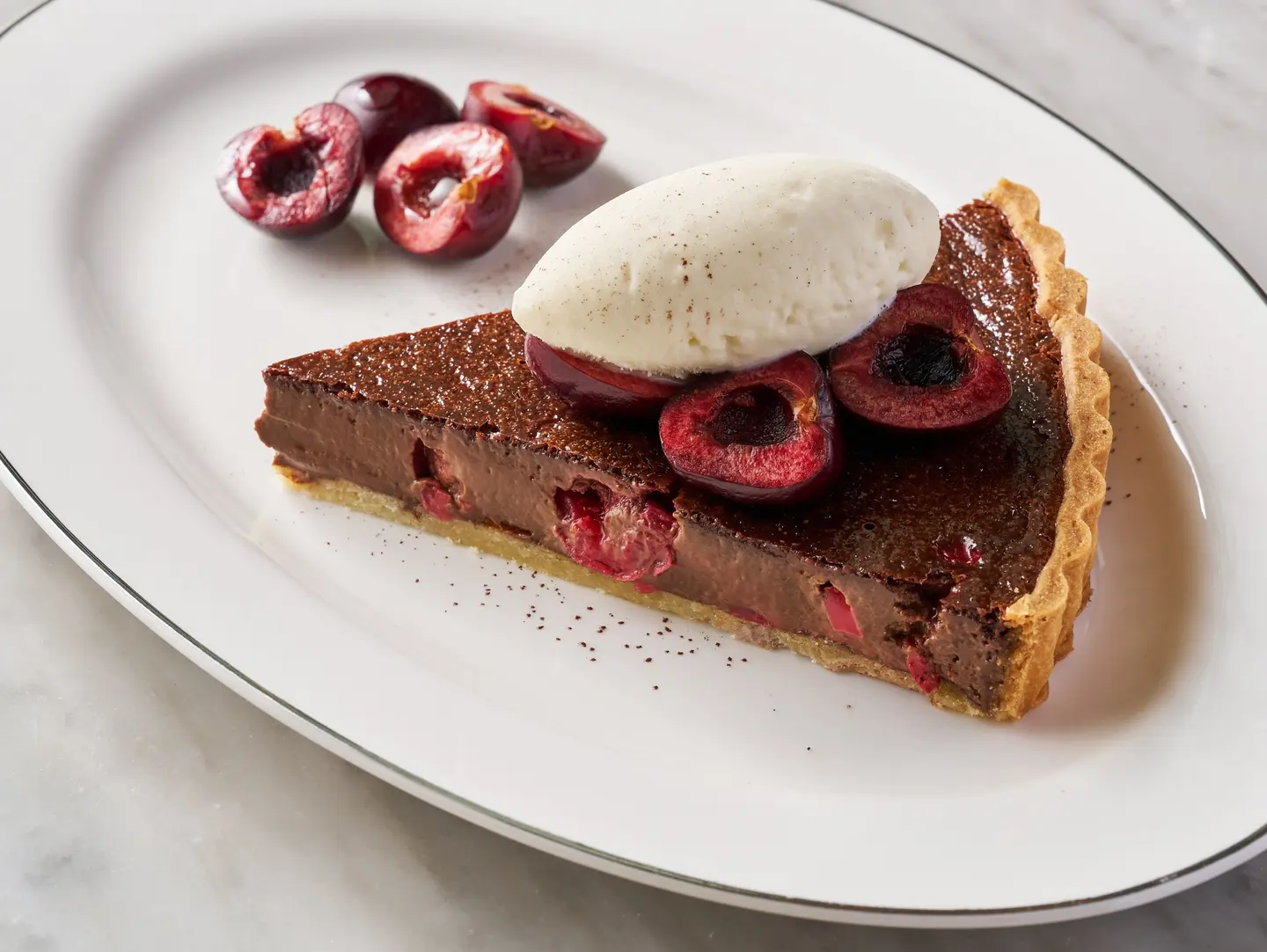 Tarte Double Chocolat Et Cerise