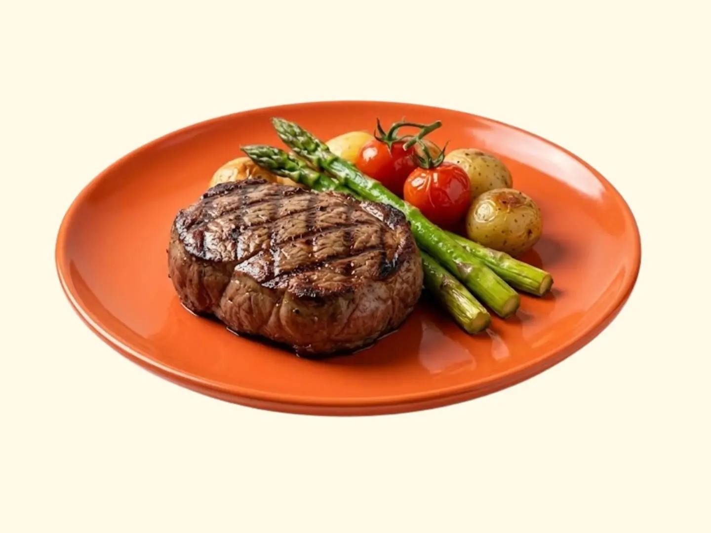 وجبة ستيك لحم