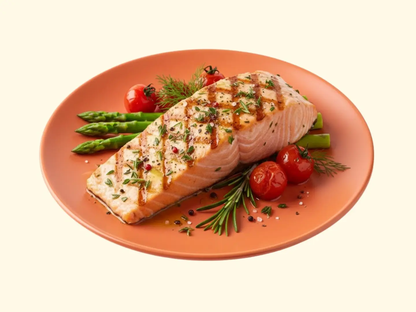 وجبة سالمون