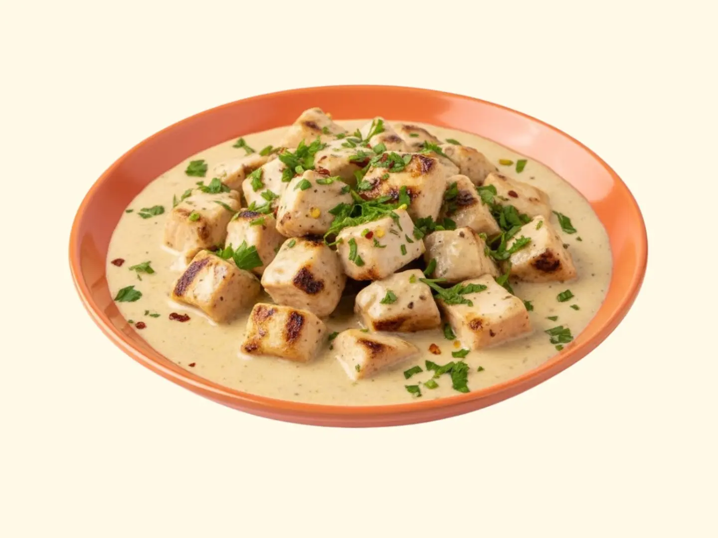 وجبة دجاج كريمة