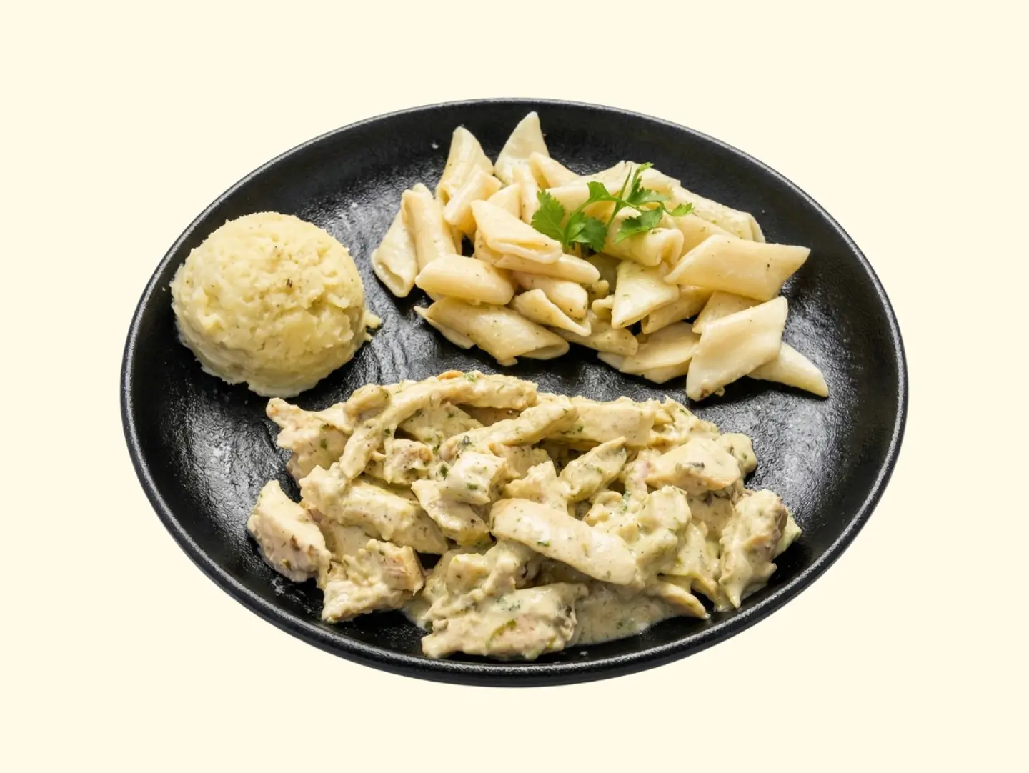 وجبة دجاج كريمة