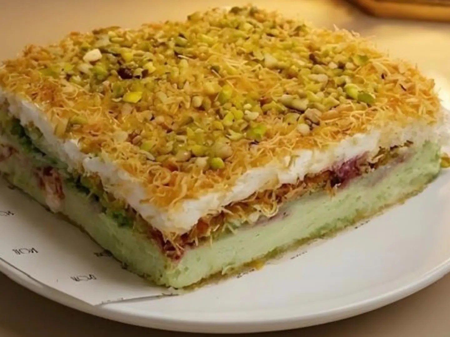 Truffle Kunafa With Berries