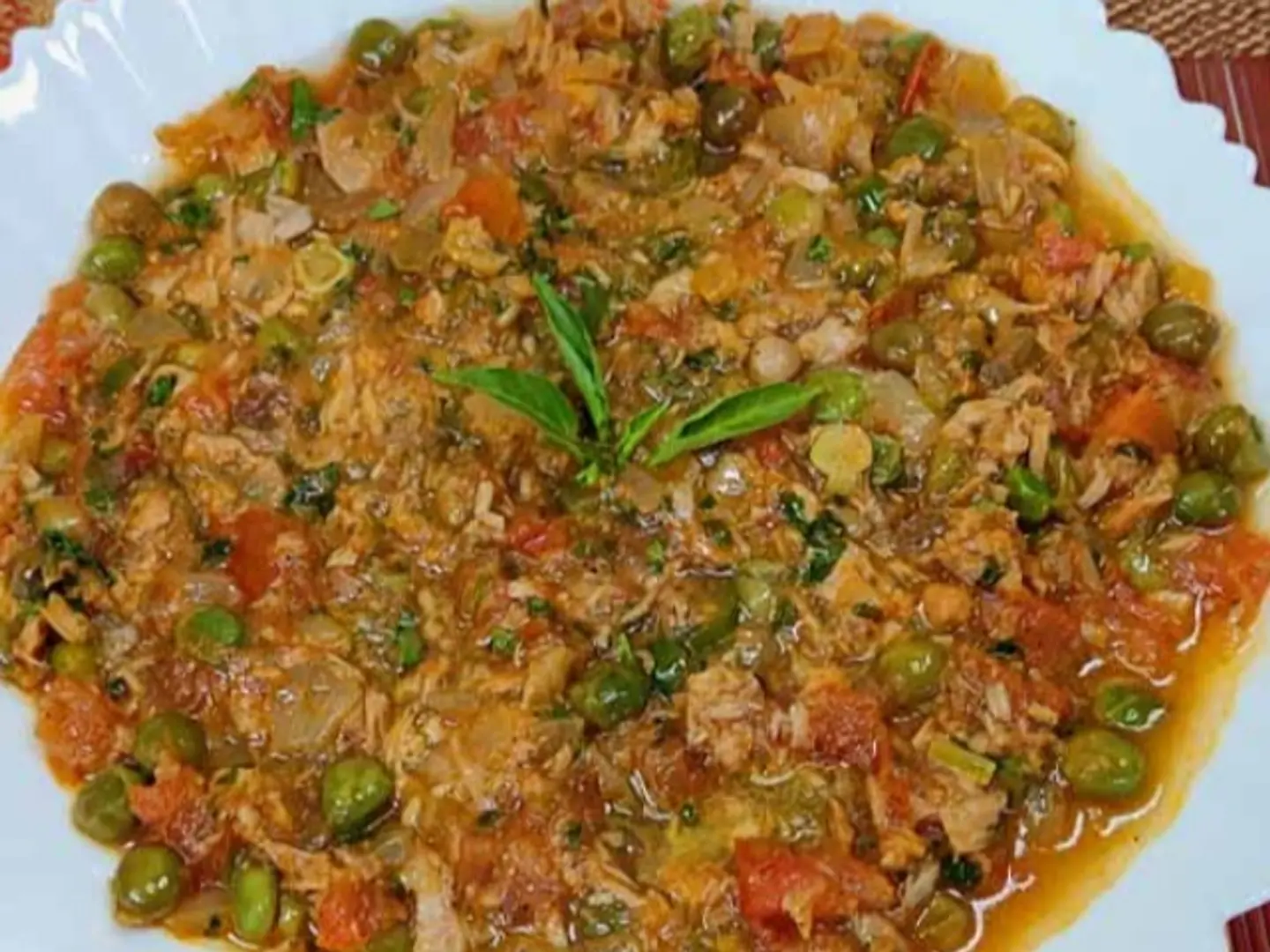 Peas With Tuna