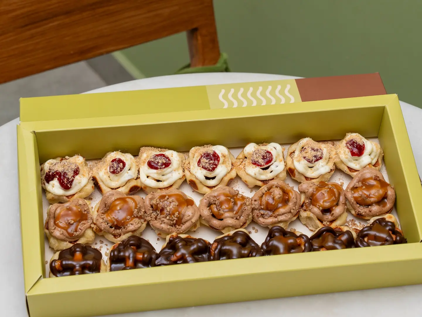 Mini Chocolate Waffle