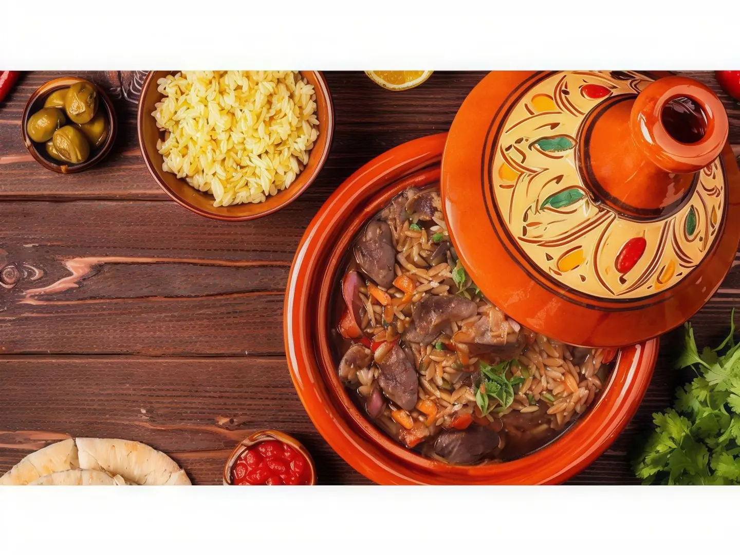 Orzo Tagine With Akkawi